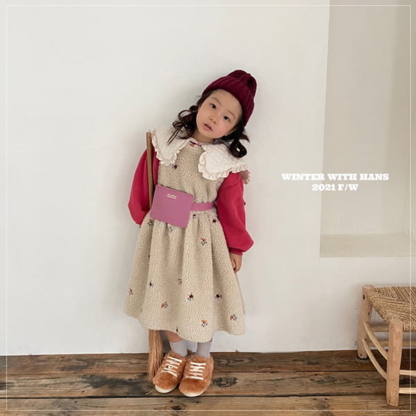 HAN'S - Korean Children Fashion - #Kfashion4kids - Flower Purple Ppogli One-piece - 4