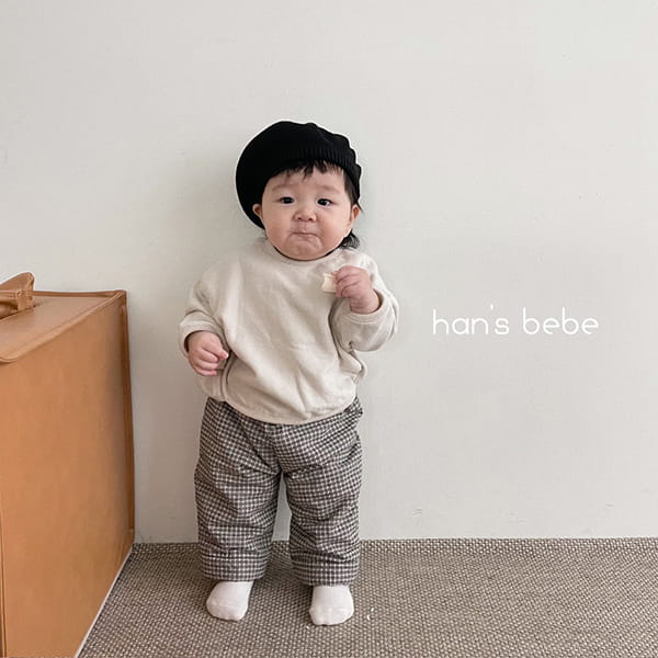 HAN'S - Korean Children Fashion - #Kfashion4kids - Check Momo Pants - 4