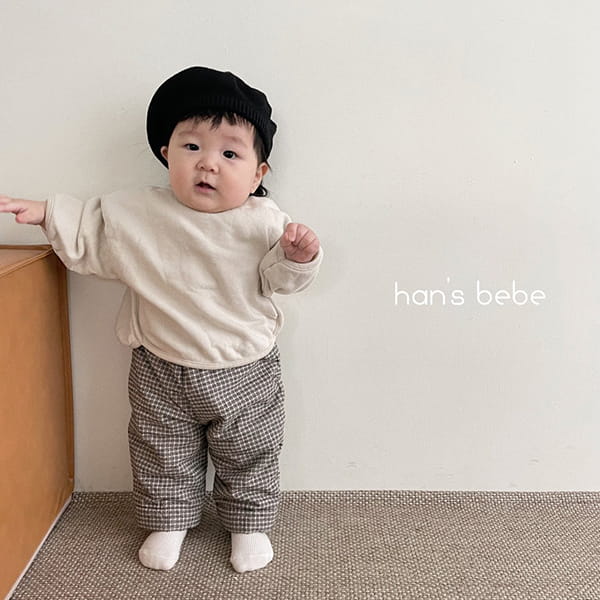 HAN'S - Korean Children Fashion - #Kfashion4kids - Check Momo Pants - 5