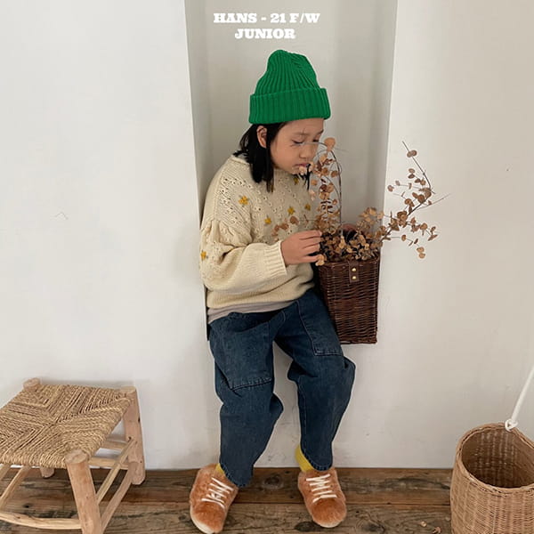 HAN'S - Korean Children Fashion - #Kfashion4kids - Flower Leaves Pullover - 10
