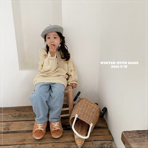 HAN'S - Korean Children Fashion - #Kfashion4kids - Flower Leaves Pullover - 2