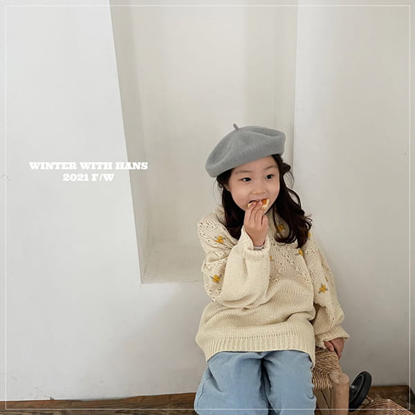 HAN'S - Korean Children Fashion - #Kfashion4kids - Flower Leaves Pullover - 3