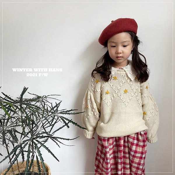 HAN'S - Korean Children Fashion - #Kfashion4kids - Flower Leaves Pullover - 5
