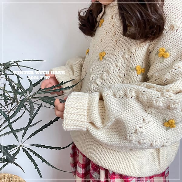 HAN'S - Korean Children Fashion - #Kfashion4kids - Flower Leaves Pullover - 9