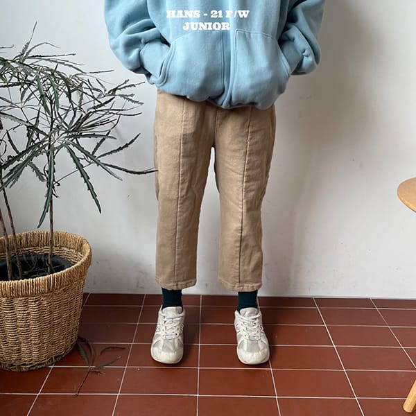 HAN'S - Korean Children Fashion - #Kfashion4kids - Fleece Span Slim Pants - 11