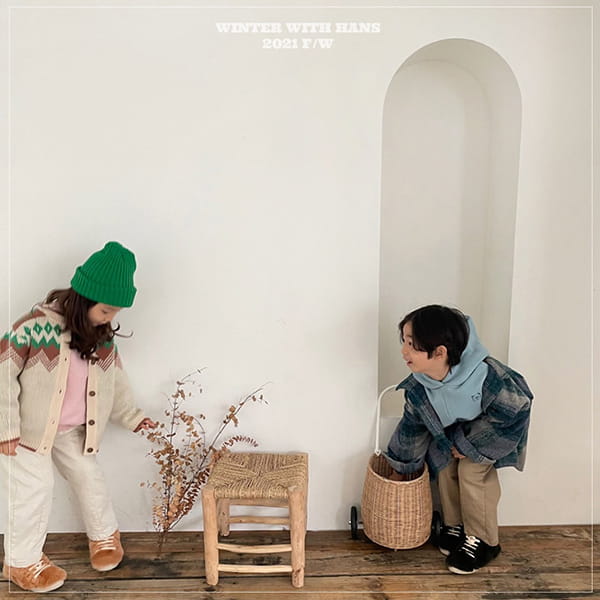 HAN'S - Korean Children Fashion - #Kfashion4kids - Fleece Span Slim Pants - 6