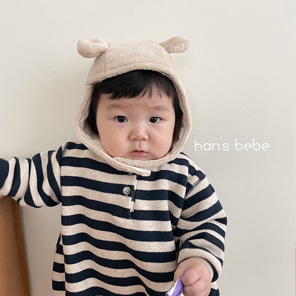 HAN'S - Korean Children Fashion - #Kfashion4kids - Stripes Bodysuit - 5