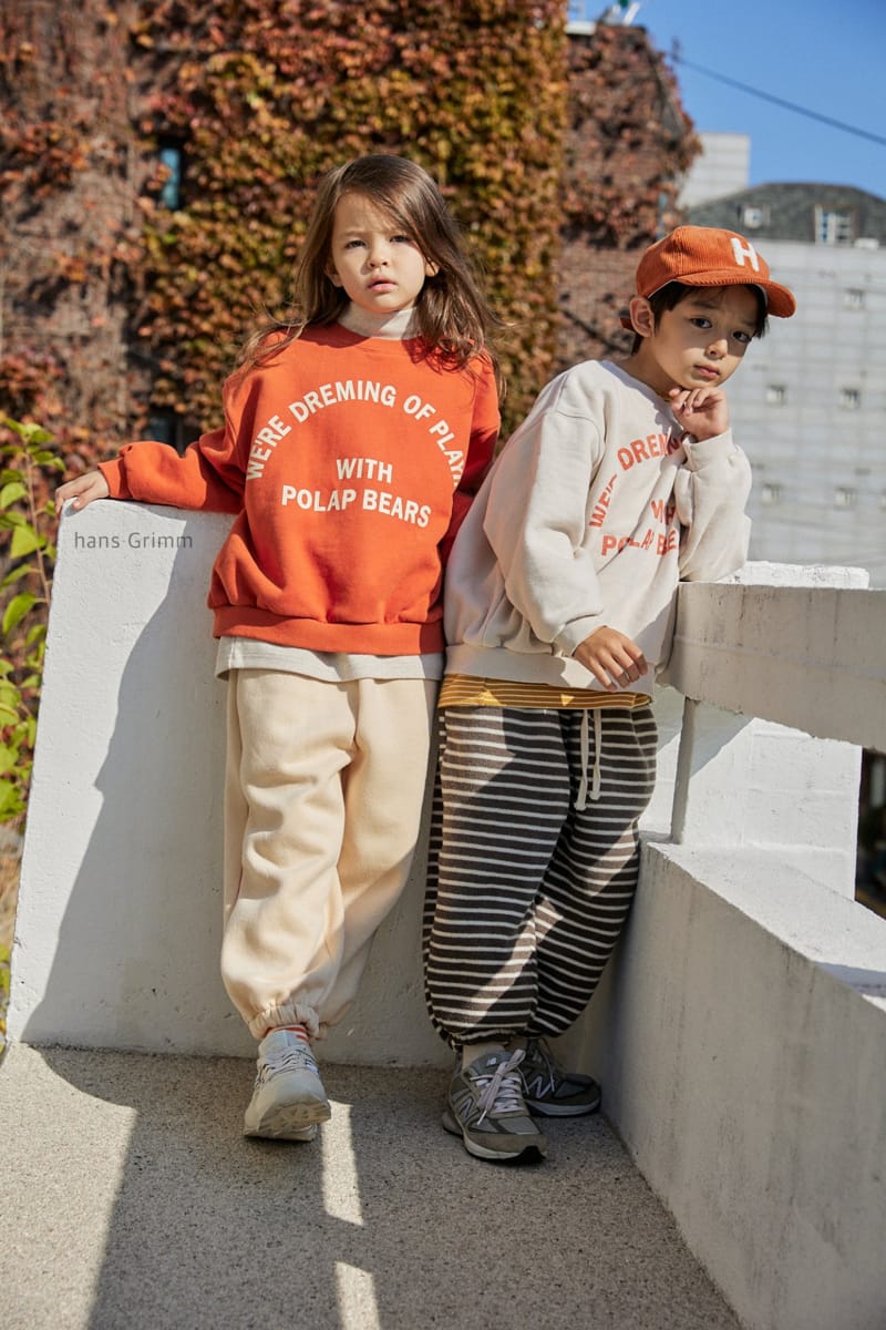 HANS GRIMM - Korean Children Fashion - #Kfashion4kids - Heavy Tery Stripes Jogger Pants - 10