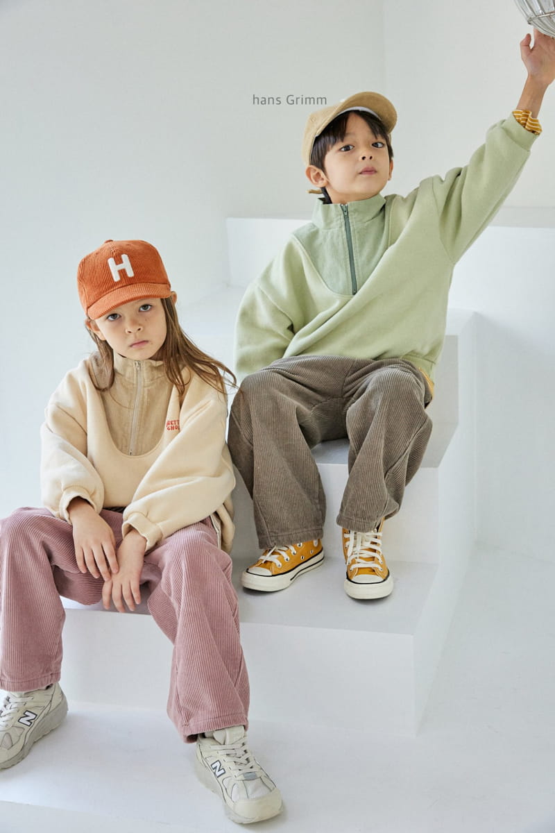 HANS GRIMM - Korean Children Fashion - #Kfashion4kids - Inter Look Bonding Corduroy  Pants - 10