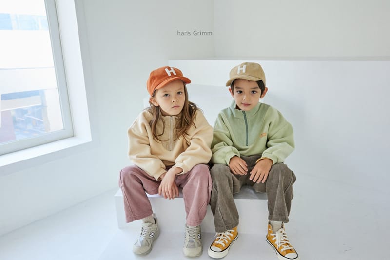 HANS GRIMM - Korean Children Fashion - #Kfashion4kids - Inter Look Bonding Corduroy  Pants - 11