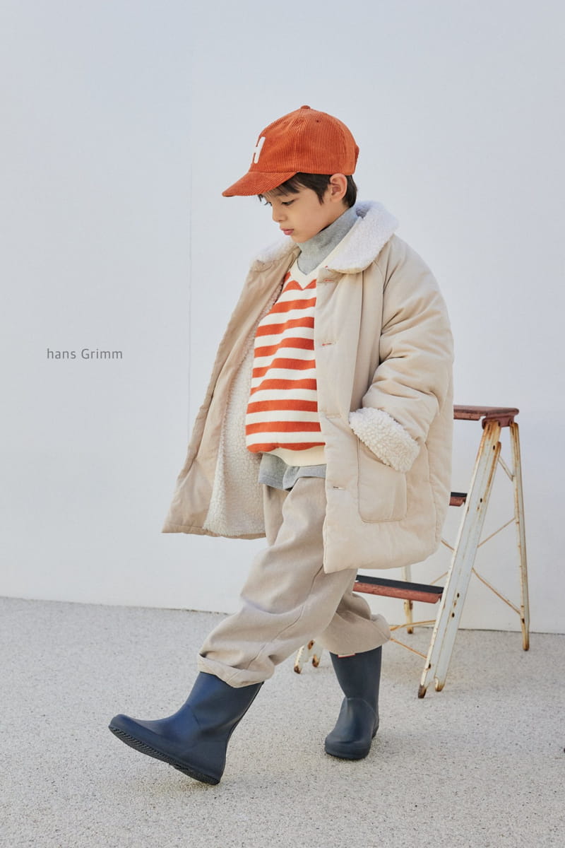 HANS GRIMM - Korean Children Fashion - #Kfashion4kids - Dumble Long Padding Coat - 3