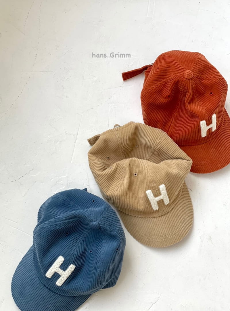 HANS GRIMM - Korean Children Fashion - #Kfashion4kids - H Corduroy Ball Cap 52cm - 11