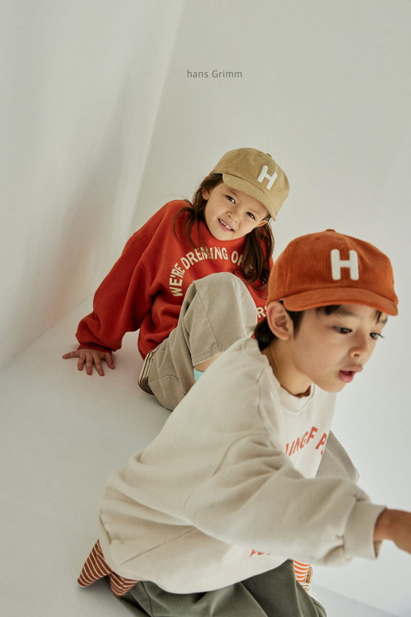HANS GRIMM - Korean Children Fashion - #Kfashion4kids - H Corduroy Ball Cap 52cm - 4