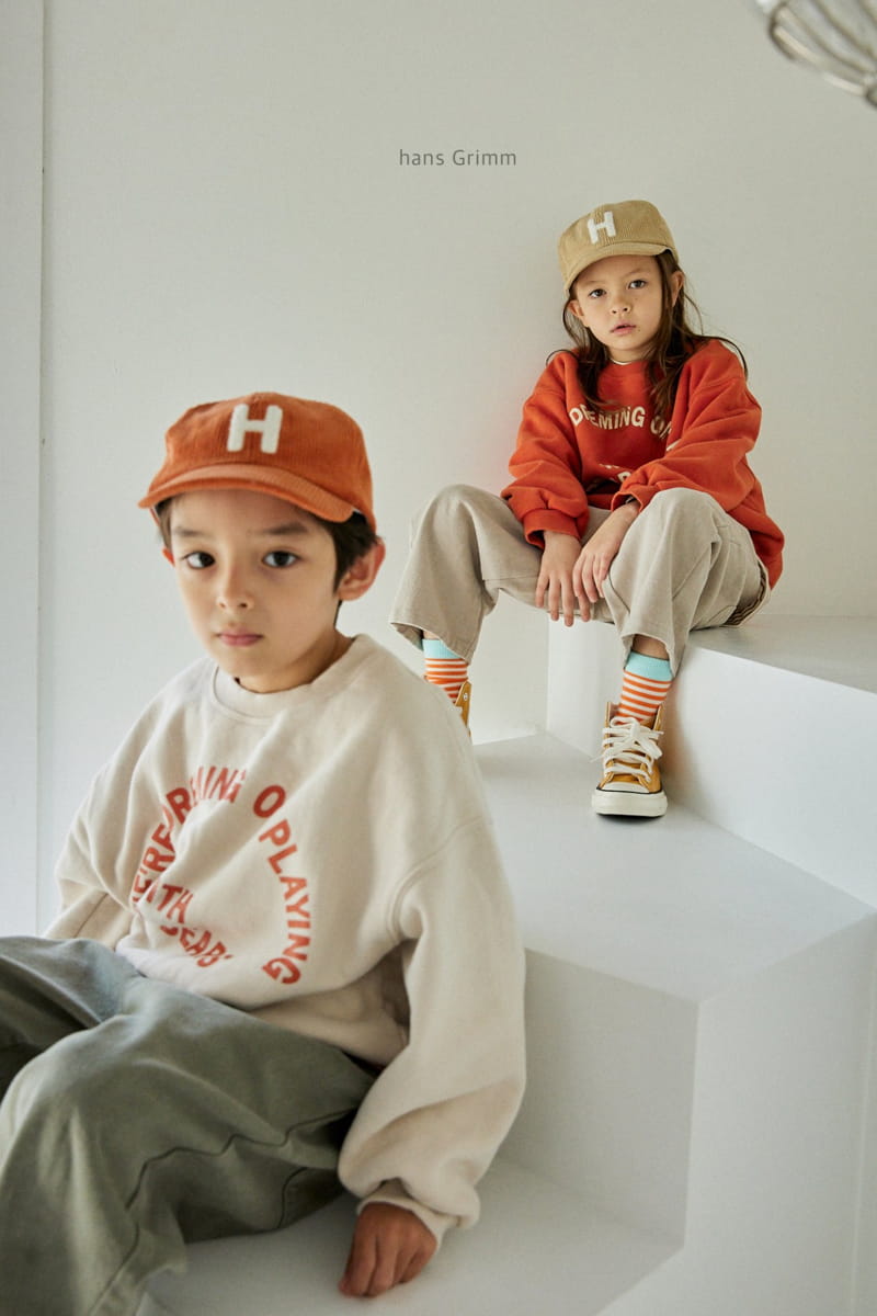 HANS GRIMM - Korean Children Fashion - #Kfashion4kids - H Corduroy Ball Cap 52cm - 5