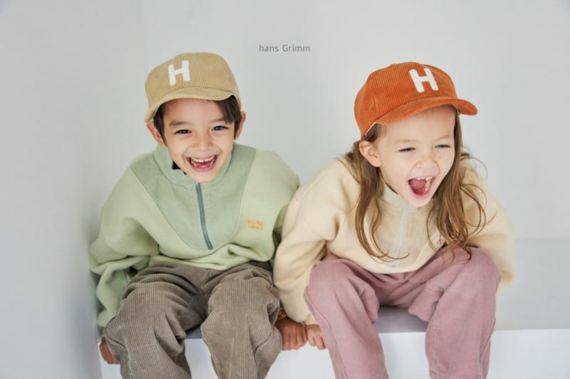 HANS GRIMM - Korean Children Fashion - #Kfashion4kids - H Corduroy Ball Cap 52cm - 8