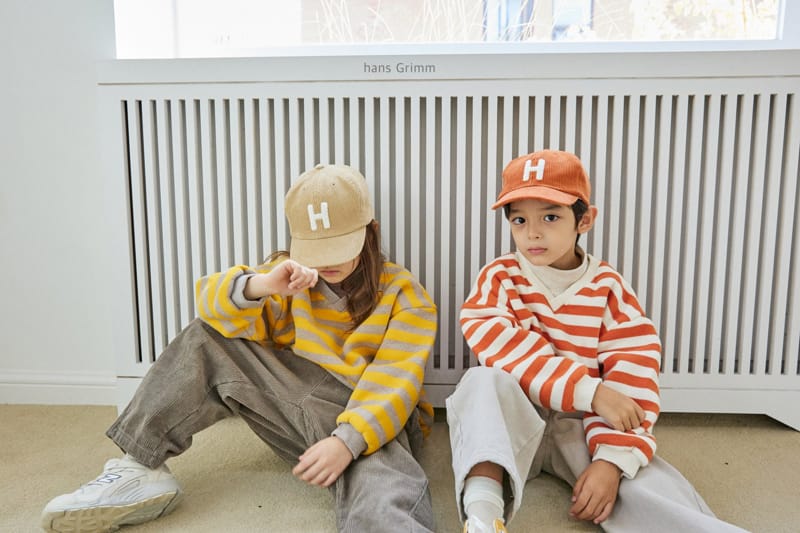 HANS GRIMM - Korean Children Fashion - #Kfashion4kids - Heavy Fleece Stripes Sweatshirt - 10