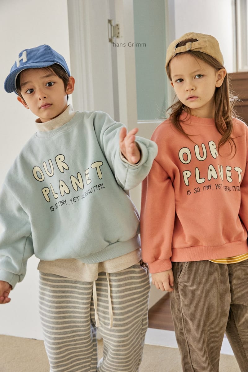 HANS GRIMM - Korean Children Fashion - #Kfashion4kids - Planet Sweatshirt