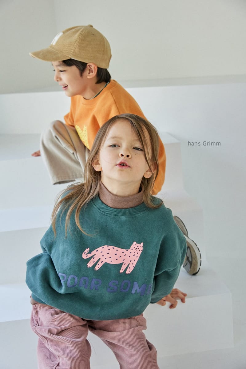 HANS GRIMM - Korean Children Fashion - #Kfashion4kids - Cheetah Sweatshirt - 2