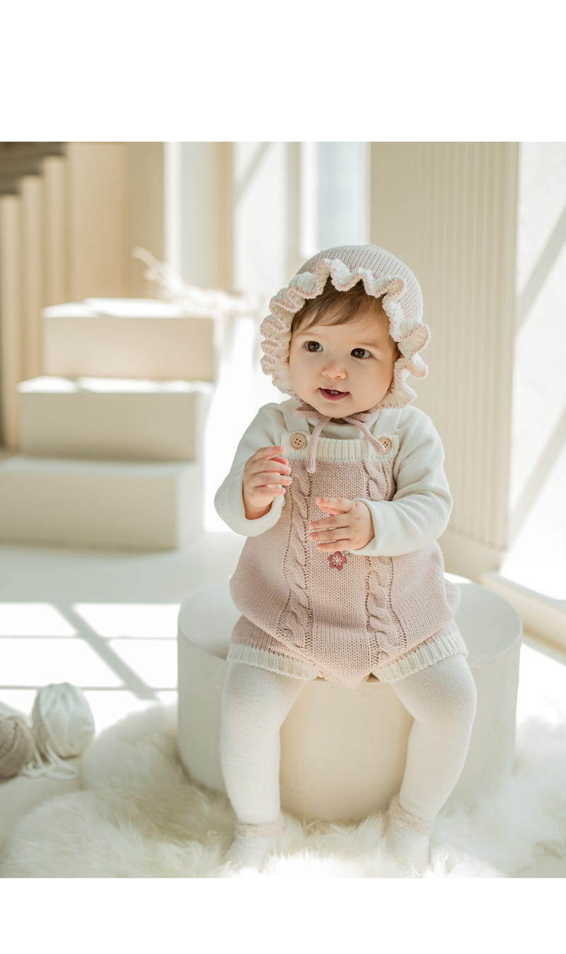 HAPPY PRINCE - Korean Children Fashion - #Kfashion4kids - Pring Knit Coveralls