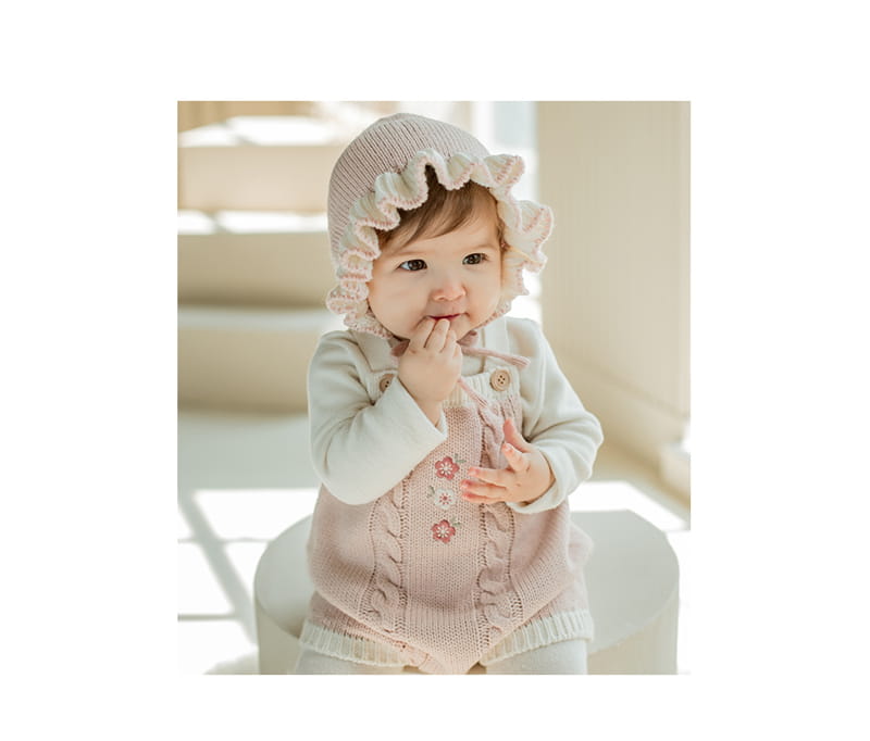 HAPPY PRINCE - Korean Children Fashion - #Kfashion4kids - Pring Knit Coveralls - 2