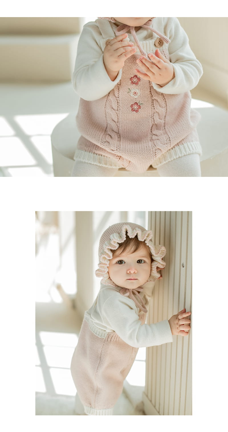 HAPPY PRINCE - Korean Children Fashion - #Kfashion4kids - Pring Knit Coveralls - 4
