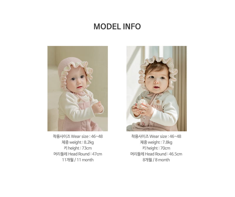 HAPPY PRINCE - Korean Children Fashion - #Kfashion4kids - Pring Knit Bonnet - 10