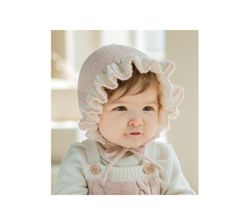 HAPPY PRINCE - Korean Children Fashion - #Kfashion4kids - Pring Knit Bonnet - 2