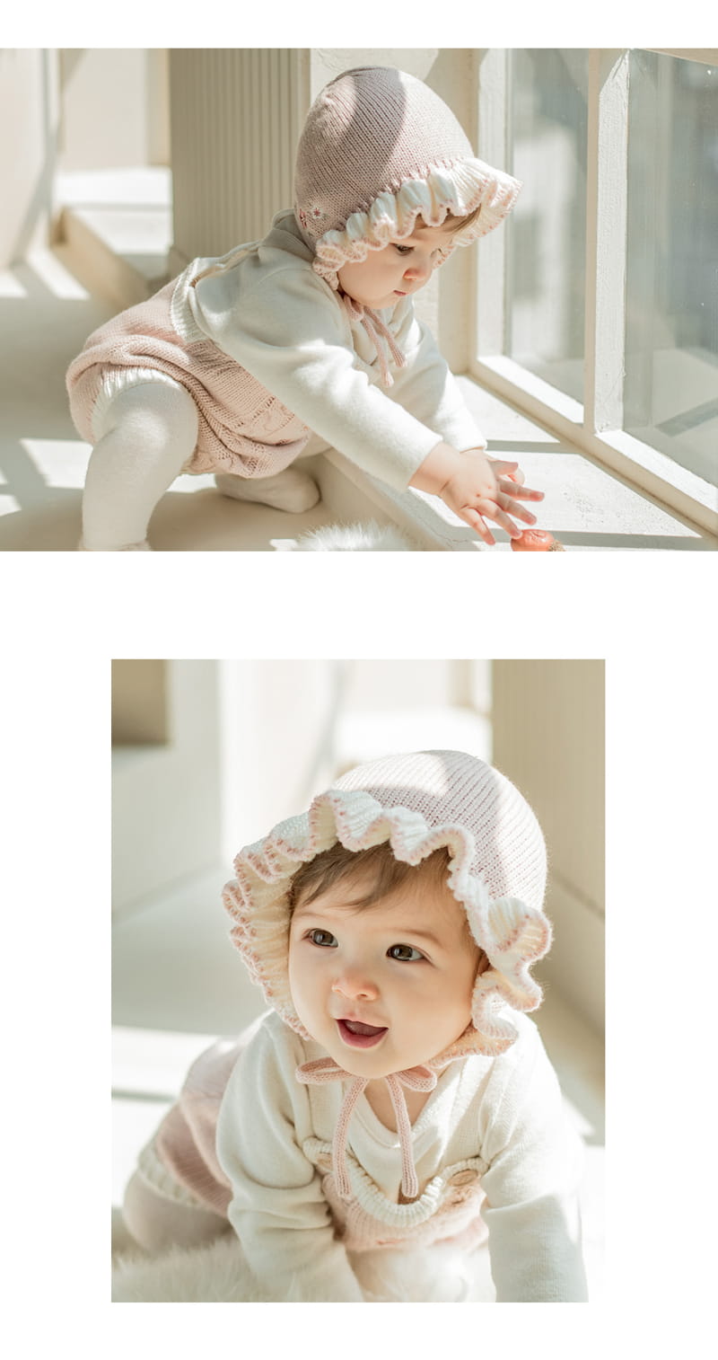 HAPPY PRINCE - Korean Children Fashion - #Kfashion4kids - Pring Knit Bonnet - 4