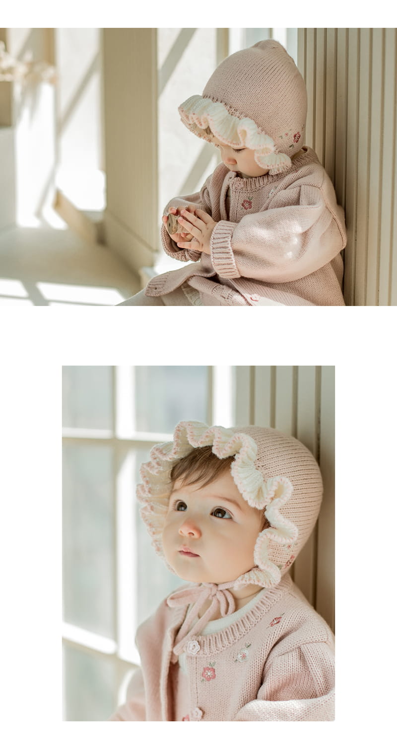 HAPPY PRINCE - Korean Children Fashion - #Kfashion4kids - Pring Knit Bonnet - 5