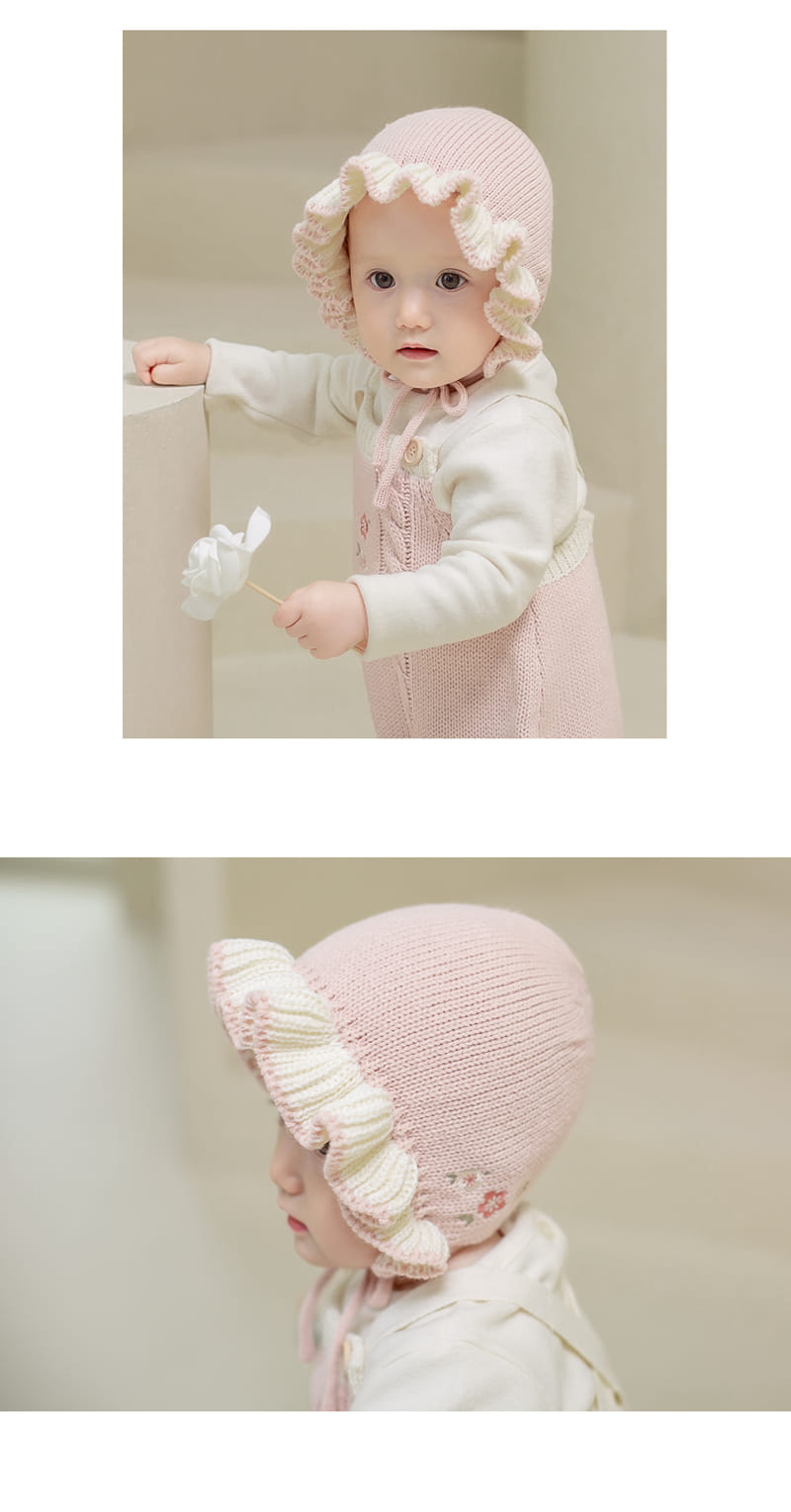 HAPPY PRINCE - Korean Children Fashion - #Kfashion4kids - Pring Knit Bonnet - 6