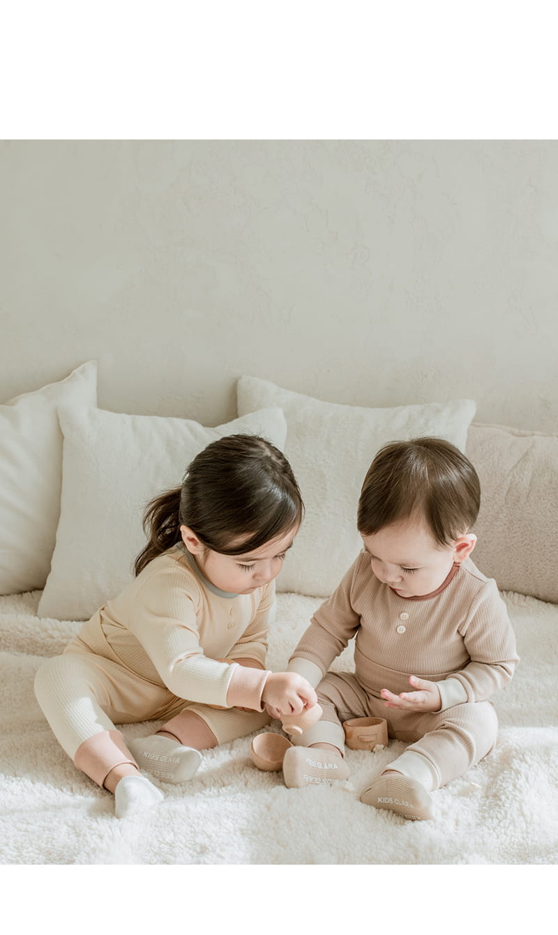 HAPPY PRINCE - Korean Children Fashion - #Kfashion4kids - Paw Paw Comfy Belly Easywear Yellow