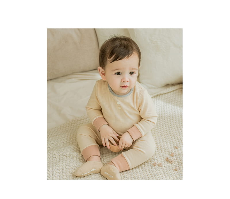 HAPPY PRINCE - Korean Children Fashion - #Kfashion4kids - Paw Paw Comfy Belly Easywear Yellow - 2