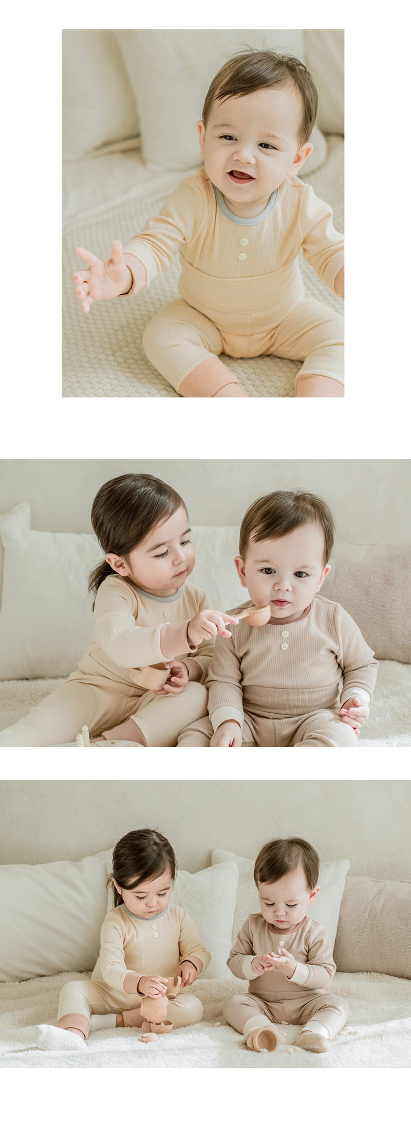 HAPPY PRINCE - Korean Children Fashion - #Kfashion4kids - Paw Paw Comfy Belly Easywear Yellow - 6
