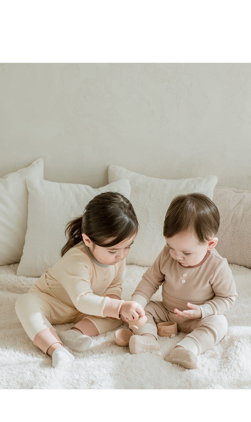 HAPPY PRINCE - Korean Children Fashion - #Kfashion4kids - Paw Paw Comfy Belly Easywear Beige