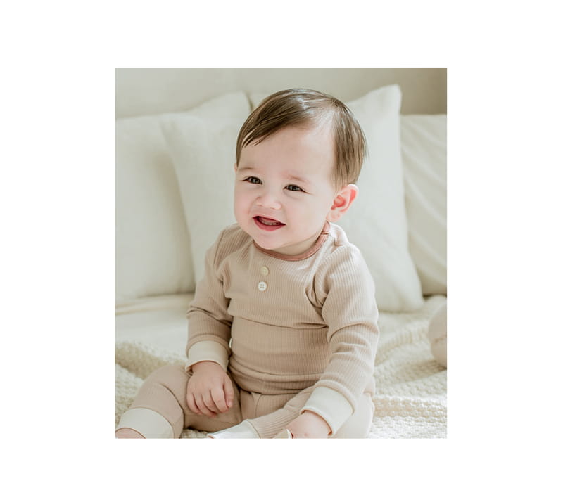 HAPPY PRINCE - Korean Children Fashion - #Kfashion4kids - Paw Paw Comfy Belly Easywear Beige - 2