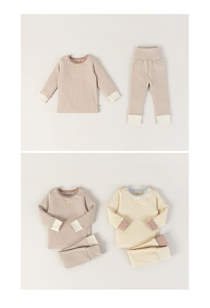 HAPPY PRINCE - Korean Children Fashion - #Kfashion4kids - Paw Paw Comfy Belly Easywear Beige - 5