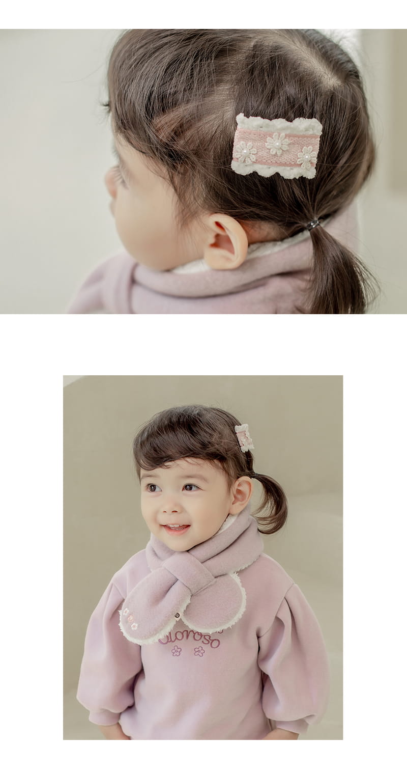 HAPPY PRINCE - Korean Children Fashion - #Kfashion4kids - Aurore Hair Pin [set of 5] - 4
