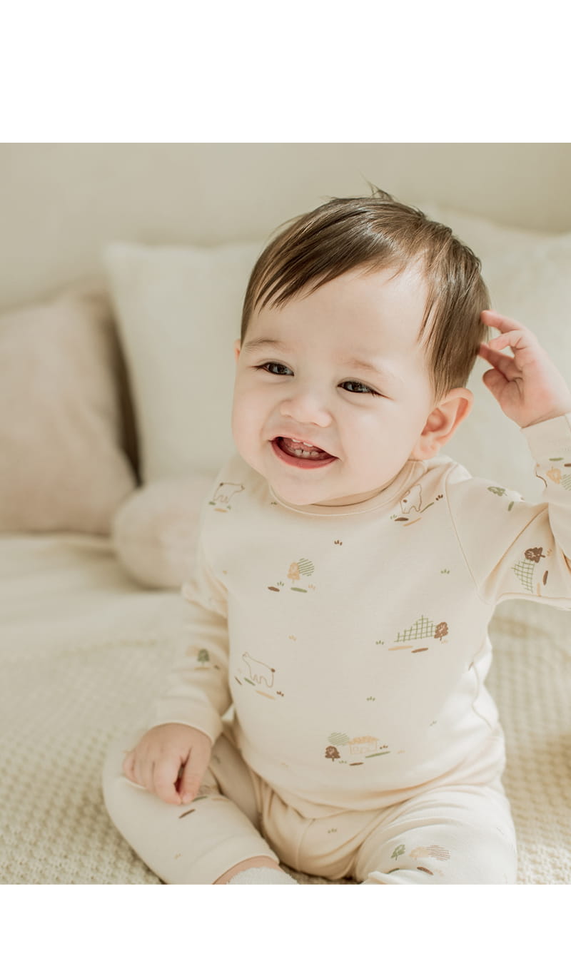 HAPPY PRINCE - Korean Children Fashion - #Kfashion4kids - Blanco Easywear Cream