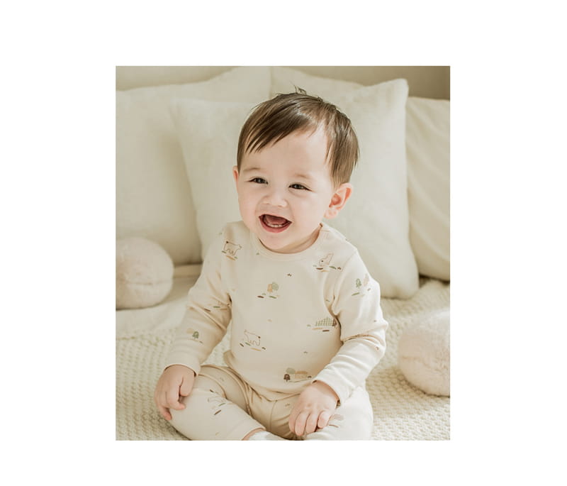 HAPPY PRINCE - Korean Children Fashion - #Kfashion4kids - Blanco Easywear Cream - 2