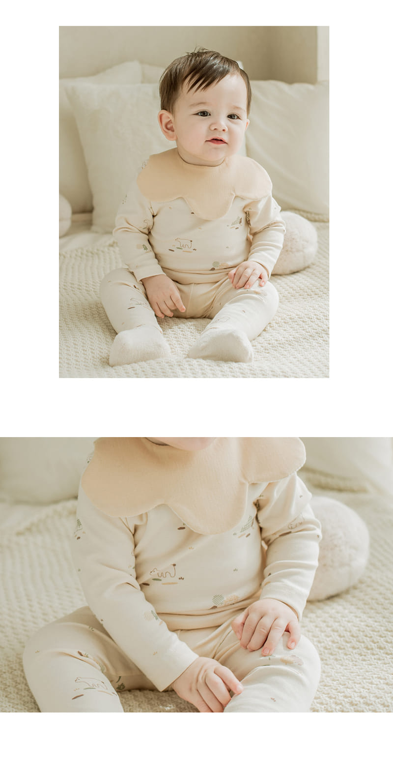 HAPPY PRINCE - Korean Children Fashion - #Kfashion4kids - Blanco Easywear Cream - 6