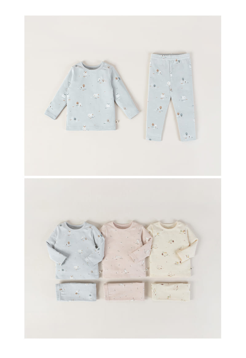 HAPPY PRINCE - Korean Children Fashion - #Kfashion4kids - Blanco Easywear Blue - 5