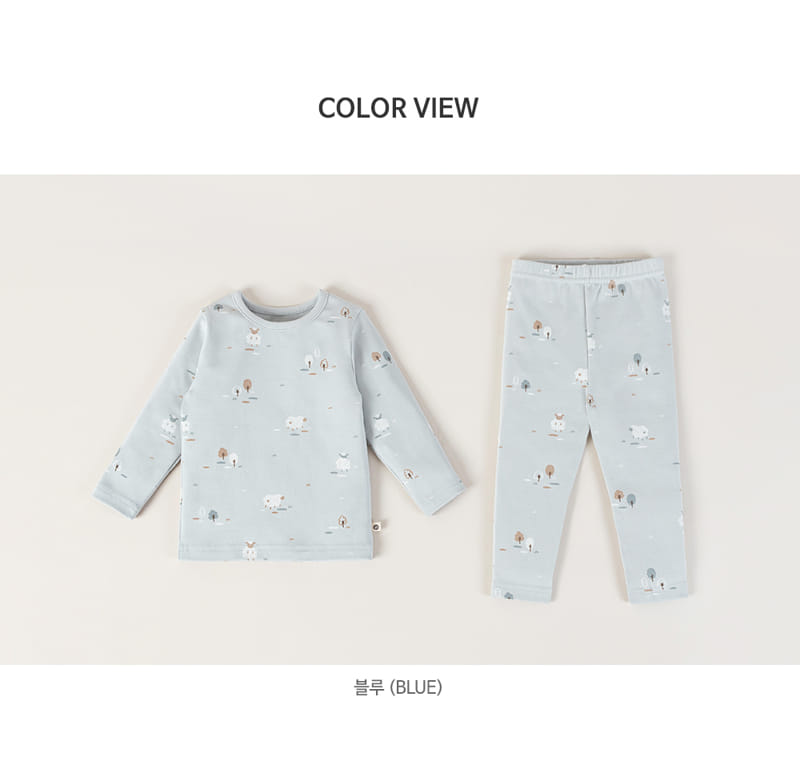 HAPPY PRINCE - Korean Children Fashion - #Kfashion4kids - Blanco Easywear Blue - 8