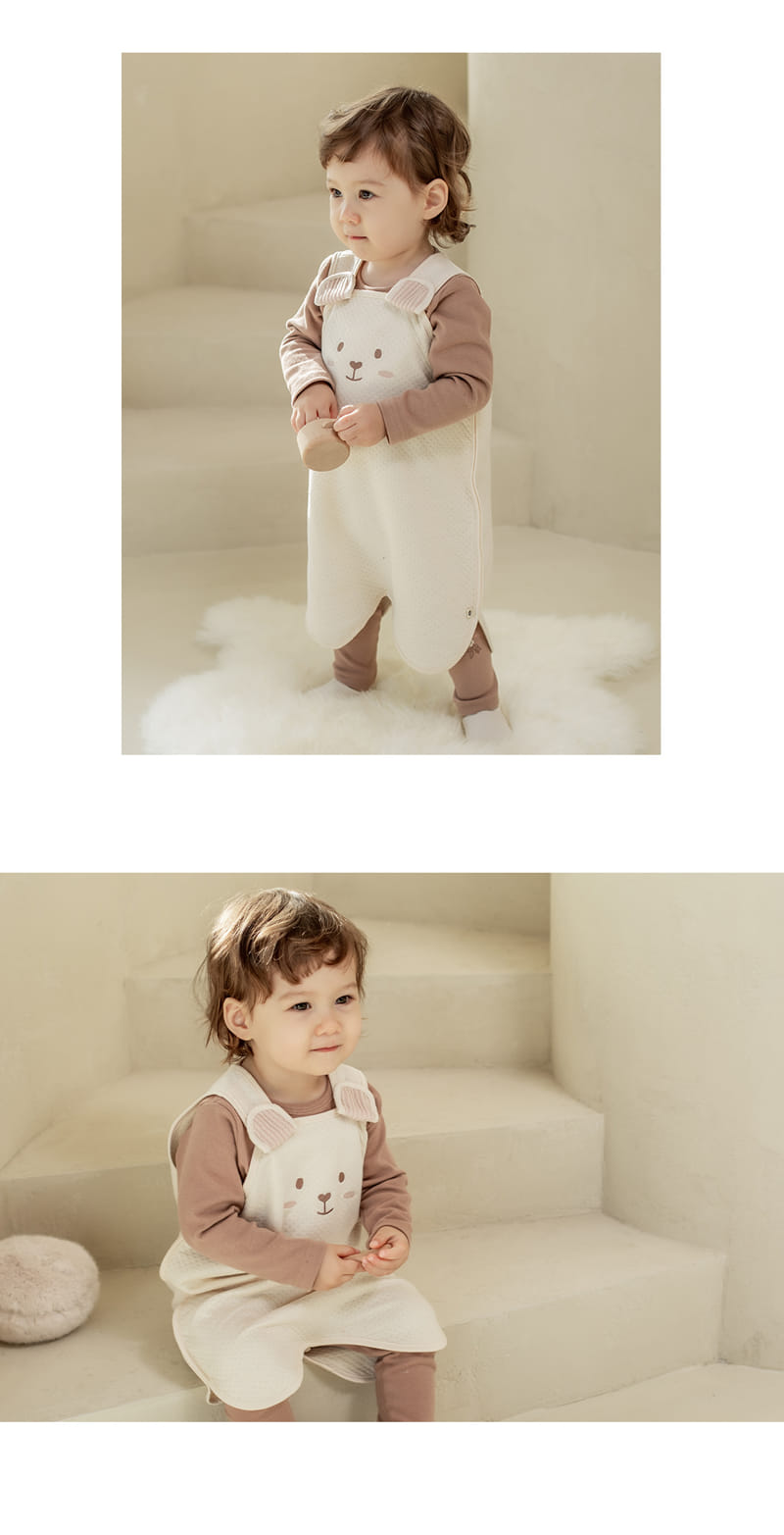 HAPPY PRINCE - Korean Children Fashion - #Kfashion4kids - Bao Bamboo Sleep Vest Cream - 6