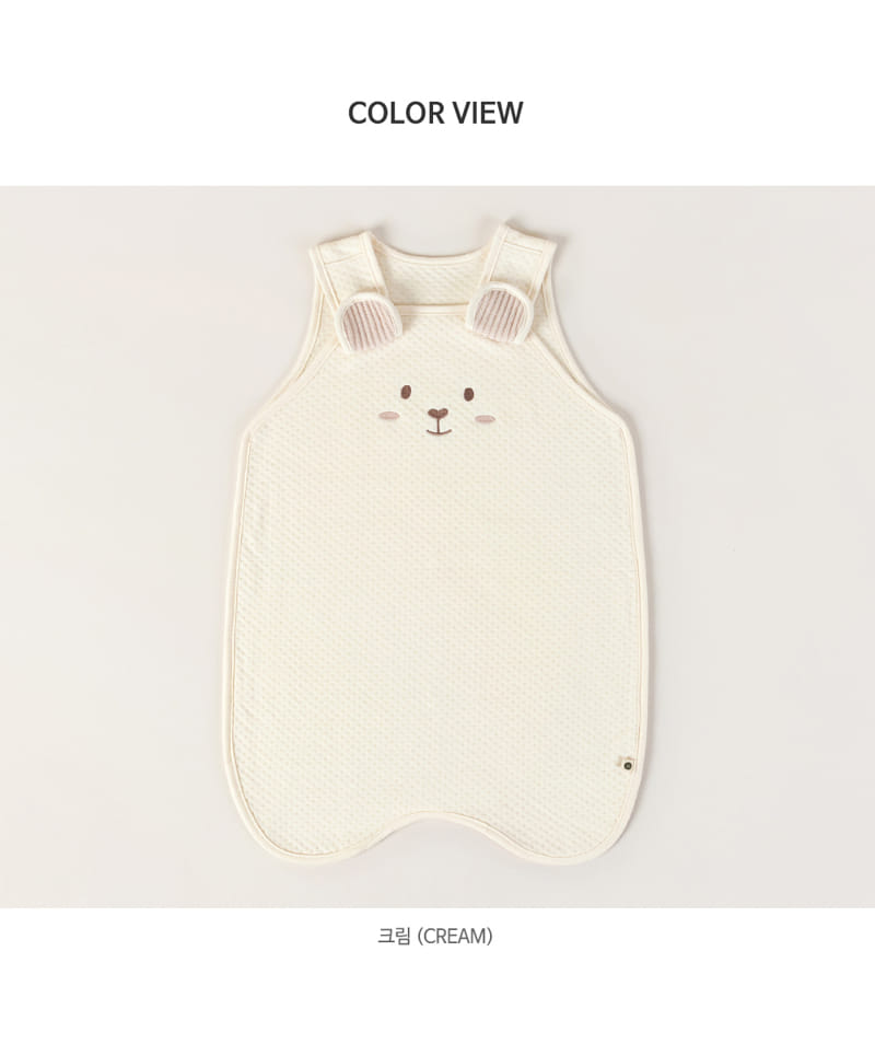 HAPPY PRINCE - Korean Children Fashion - #Kfashion4kids - Bao Bamboo Sleep Vest Cream - 8