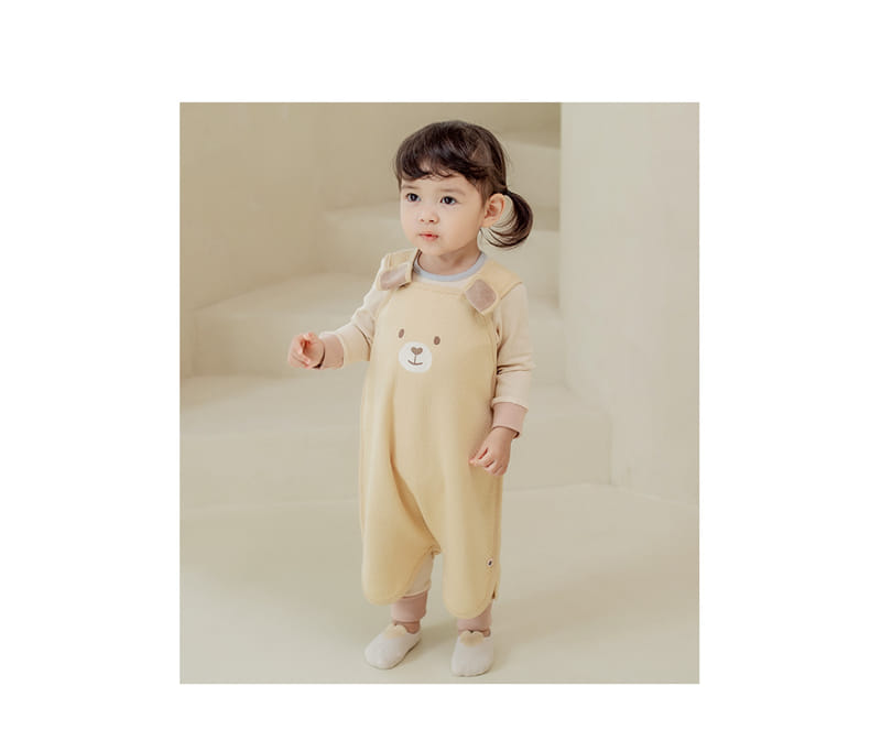 HAPPY PRINCE - Korean Children Fashion - #Kfashion4kids - Bao Bamboo Sleep Vest Yellow - 2