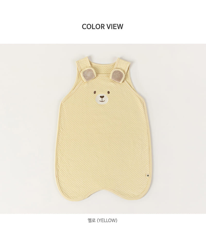 HAPPY PRINCE - Korean Children Fashion - #Kfashion4kids - Bao Bamboo Sleep Vest Yellow - 8