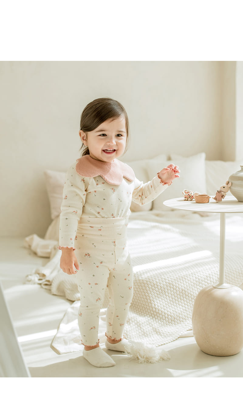 HAPPY PRINCE - Korean Children Fashion - #Kfashion4kids - Mino Comfy Belly Easywear Cream