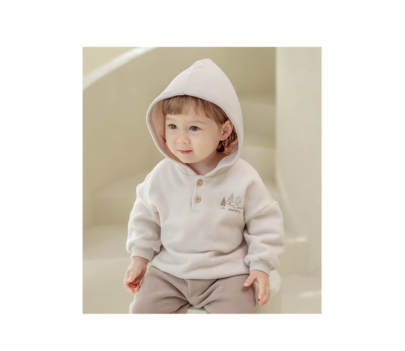 HAPPY PRINCE - Korean Children Fashion - #Kfashion4kids - Miguel Hood Fleece Sweatshirt - 2