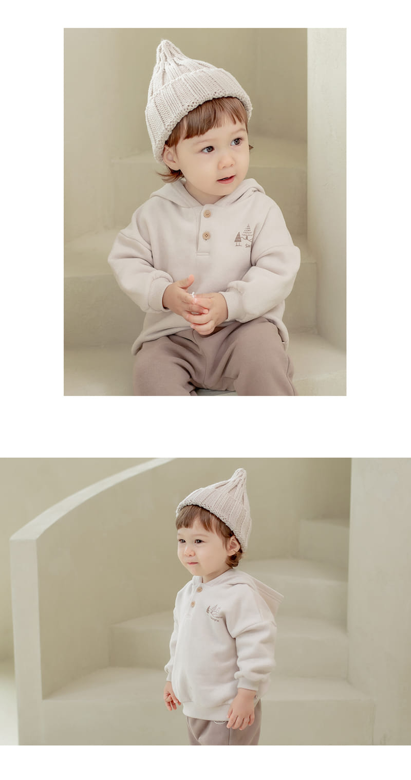 HAPPY PRINCE - Korean Children Fashion - #Kfashion4kids - Miguel Hood Fleece Sweatshirt - 5
