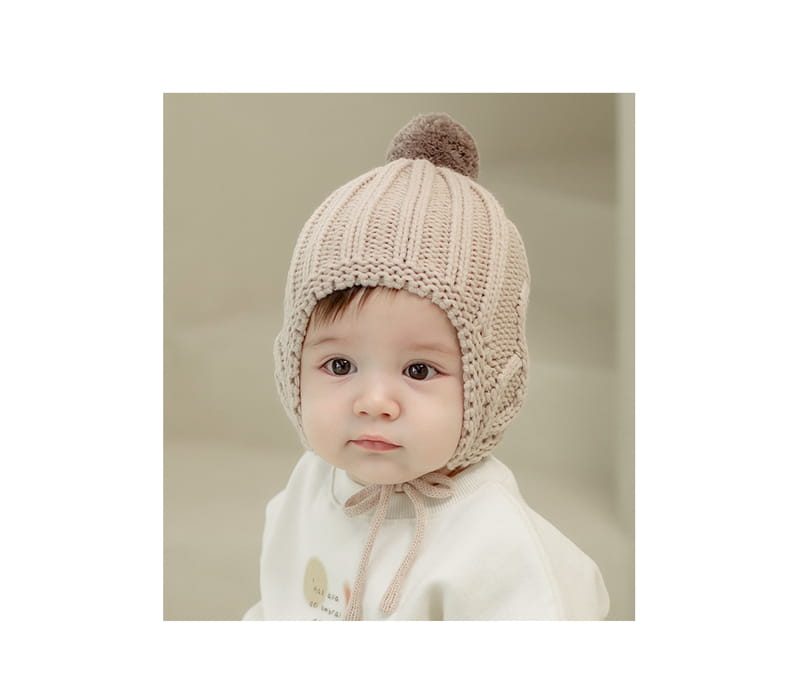 HAPPY PRINCE - Korean Children Fashion - #Kfashion4kids - Raines Bell Knit Baby Hat - 2